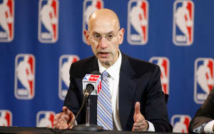Incoming NBA commissioner Adam Silver said the league is focused on adding HGH blood tests, but denied any possible link between NBA players and Biogenesis. (Glenn James/Getty Images)